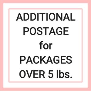 Shipping for An Additional Pound Over 5 lbs.